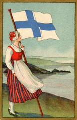 «От герба с изображением льва до синего креста – 100-летие флага Финляндии».