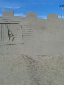 Песчаные скульптуры в Лаппеенранте.