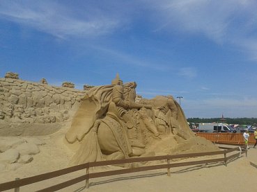 Песчаные скульптуры в Лаппеенранте.